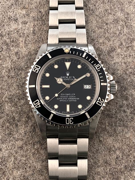 aprire rolex sea dweller|rolex sea dweller triple 6.